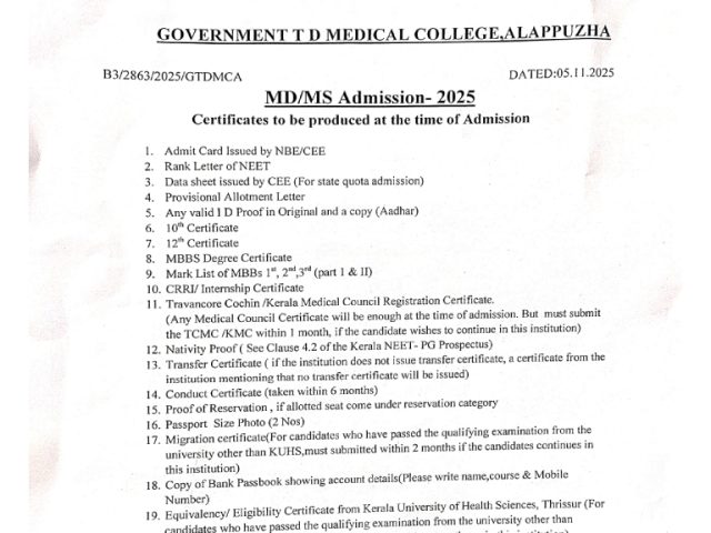MD/MS Admission-2025